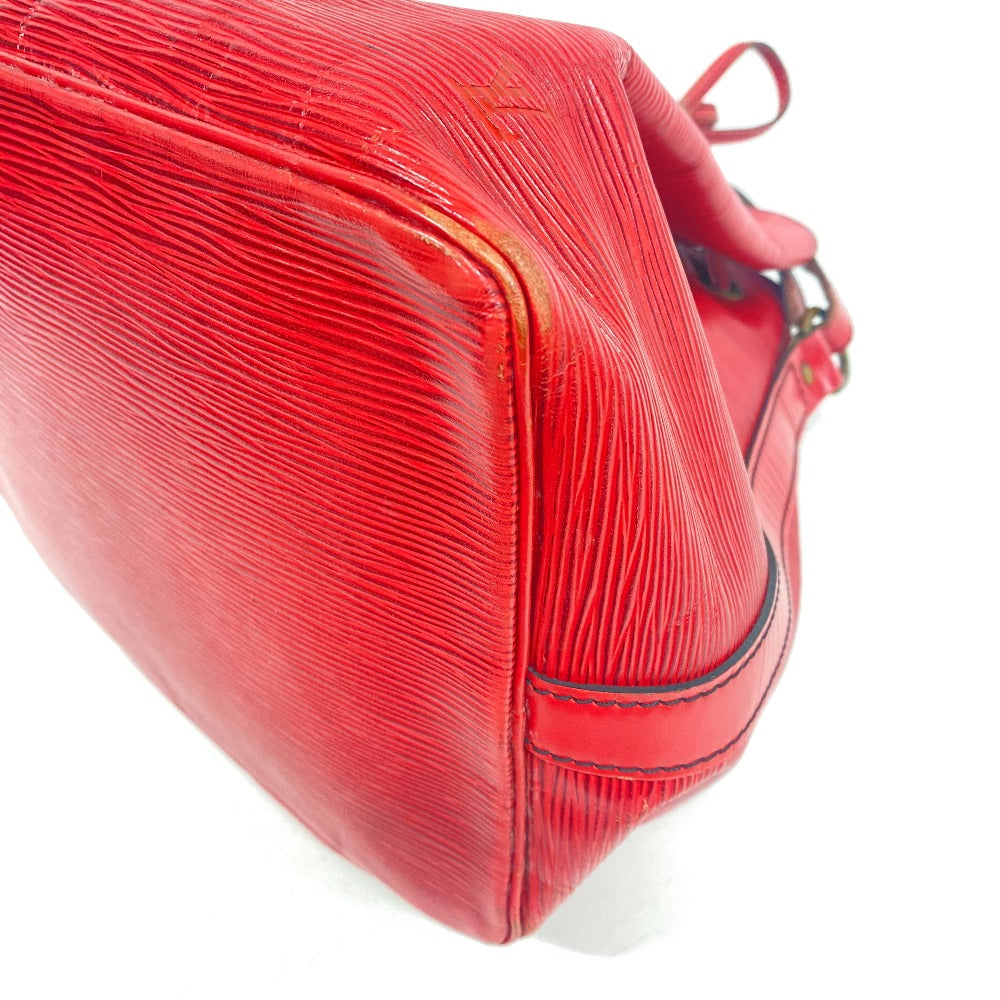 LOUIS VUITTON Shoulder Bag M44107 Epi Leather Red Epi Petit Noe Women Used Authentic