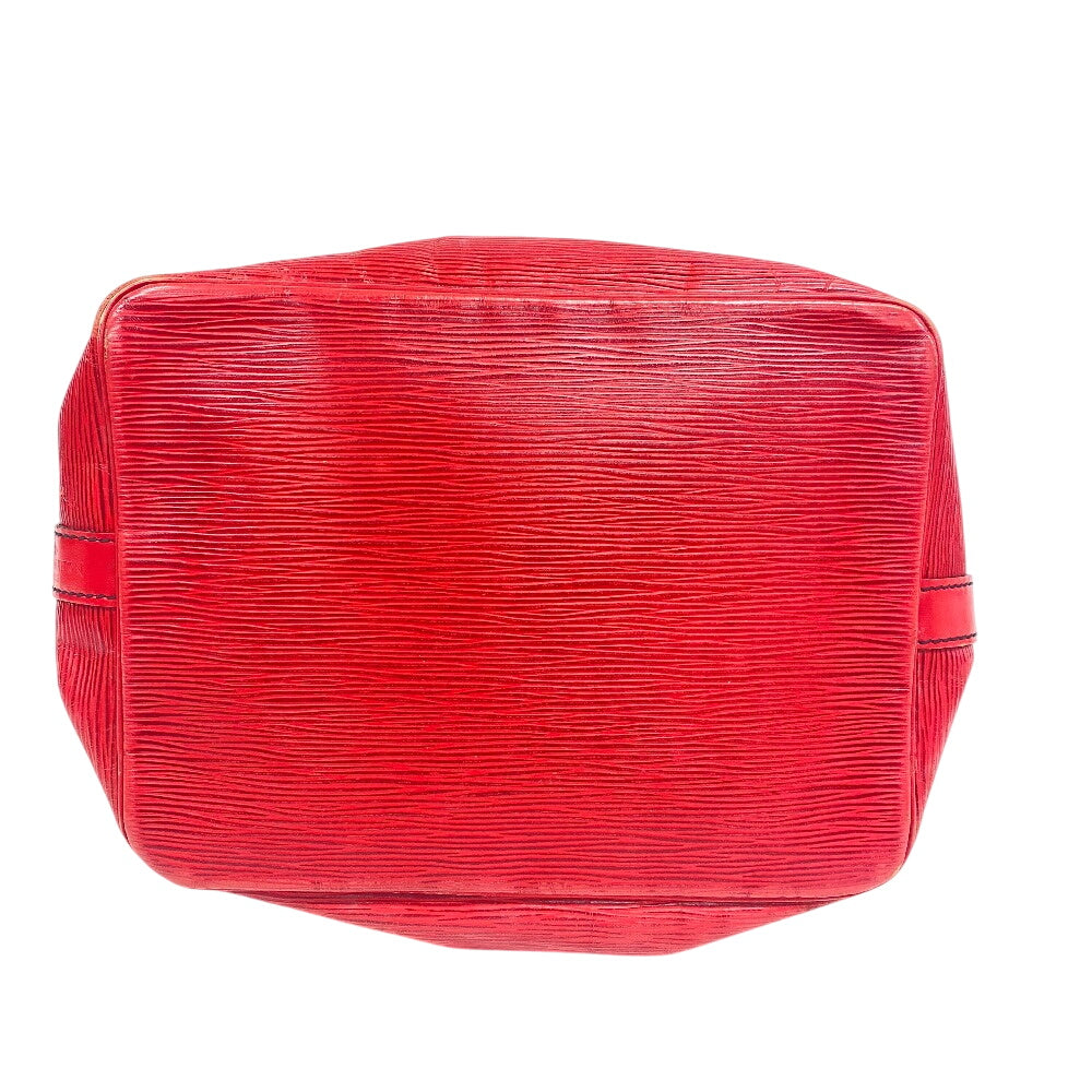 LOUIS VUITTON Shoulder Bag M44107 Epi Leather Red Epi Petit Noe Women Used Authentic