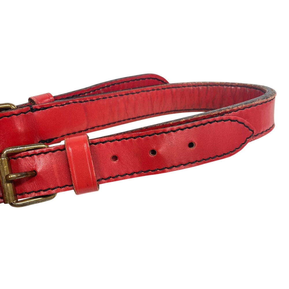 LOUIS VUITTON Shoulder Bag M44107 Epi Leather Red Epi Petit Noe Women Used Authentic