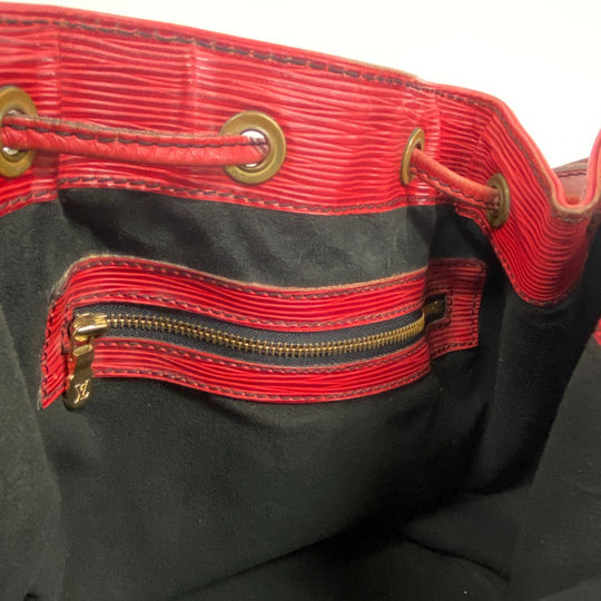 LOUIS VUITTON Shoulder Bag M44107 Epi Leather Red Epi Petit Noe Women Used Authentic