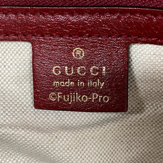 GUCCI Backpack 647816 PVC, Leather beige Mini GG Supreme Women Used Authentic