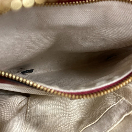 GUCCI Backpack 647816 PVC, Leather beige Mini GG Supreme Women Used Authentic