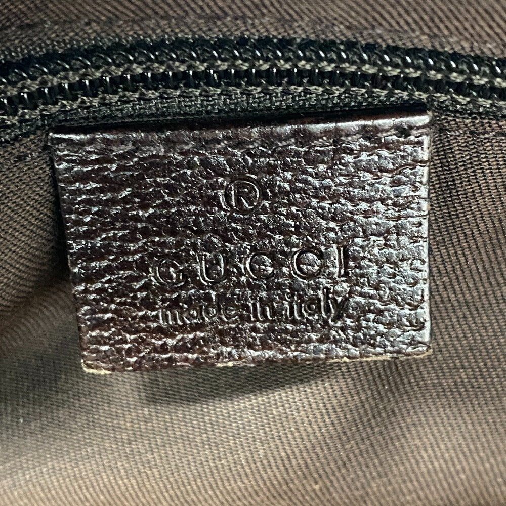 GUCCI Shoulder Bag GG canvas, leather Brown GG canvas Messenger unisex(Unisex) Used Authentic