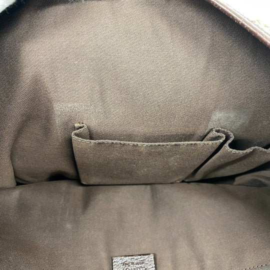 GUCCI Shoulder Bag GG canvas, leather Brown GG canvas Messenger unisex(Unisex) Used Authentic