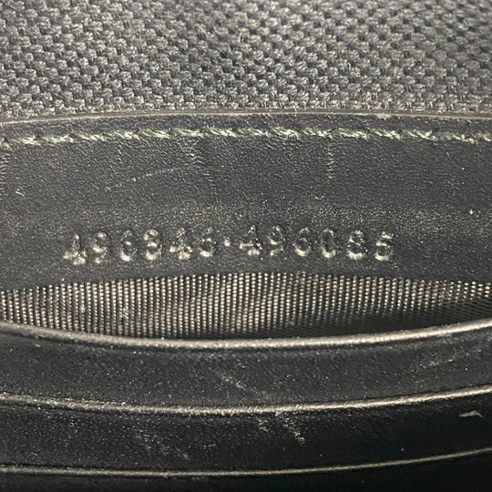 GUCCI Clutch bag PVC black GG Supreme unisex(Unisex) Used Authentic