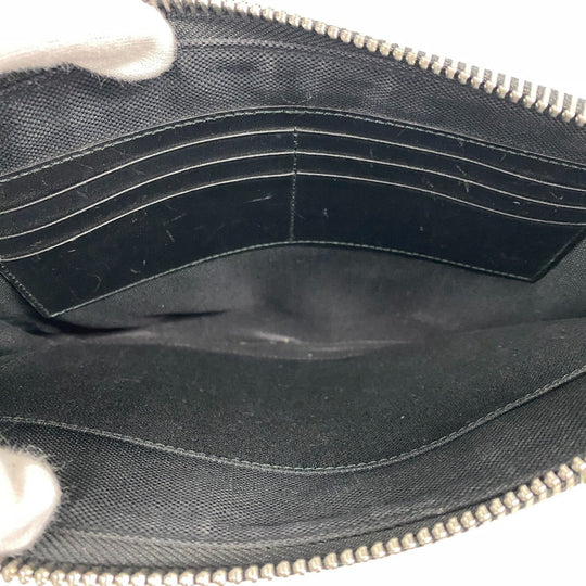 GUCCI Clutch bag PVC black GG Supreme unisex(Unisex) Used Authentic