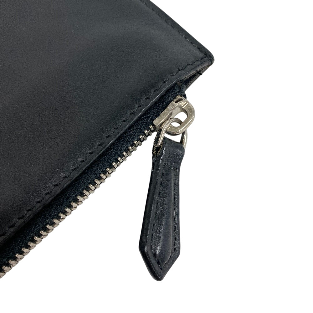 FENDI Clutch bag leather black monster mens Used Authentic