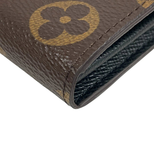 LOUIS VUITTON Long Wallet Purse M80726 leather Brown Monogram giant reverse Portofoy Yu Sarah Women Used Authentic
