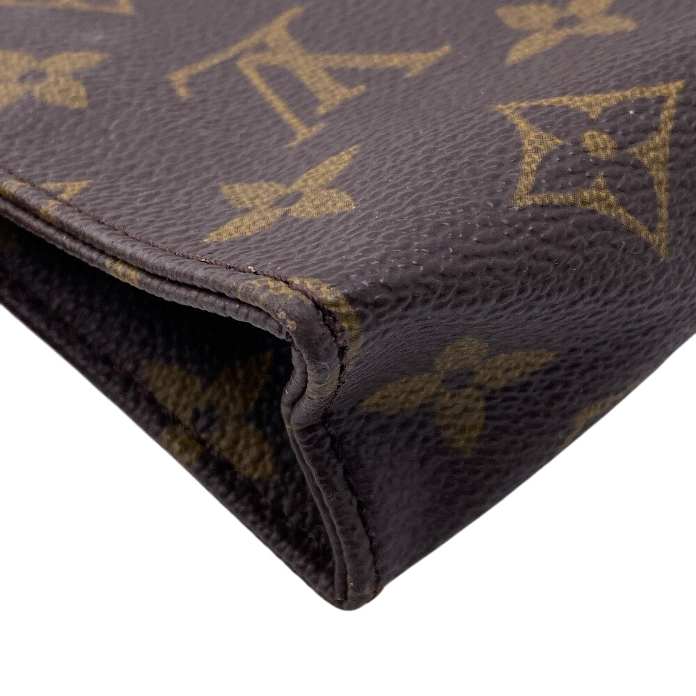 LOUIS VUITTON Pouch M47546 Monogram, Leather Brown Monogram posh toilette 15 unisex(Unisex) Used Authentic