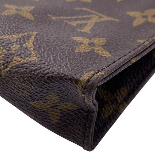 LOUIS VUITTON Pouch M47546 Monogram, Leather Brown Monogram posh toilette 15 unisex(Unisex) Used Authentic