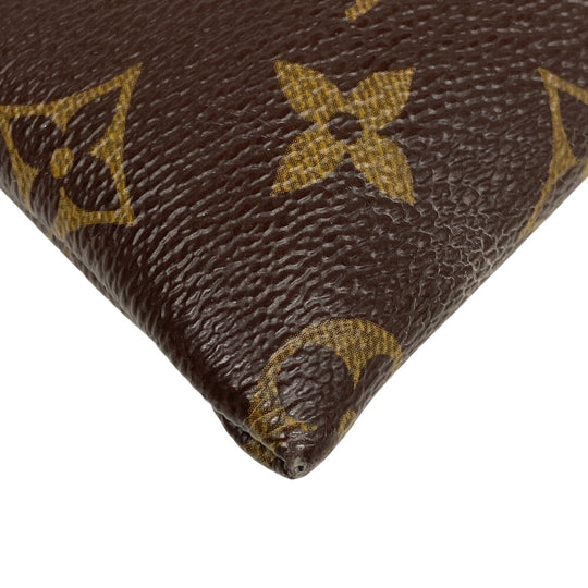 LOUIS VUITTON Pochette M64035 Monogram, Leather Brown Monogram Pochette Tuileries unisex(Unisex) Used Authentic