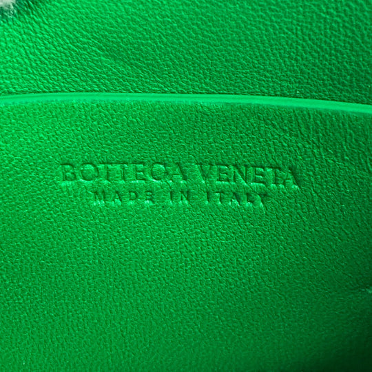 BOTTEGAVENETA Shoulder Bag leather green cassette Women Used Authentic