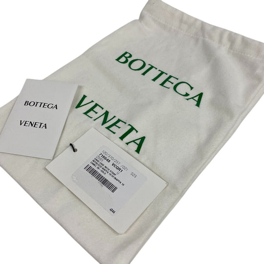BOTTEGAVENETA Shoulder Bag 716648 leather beige cassette Candy Padded Women Used Authentic