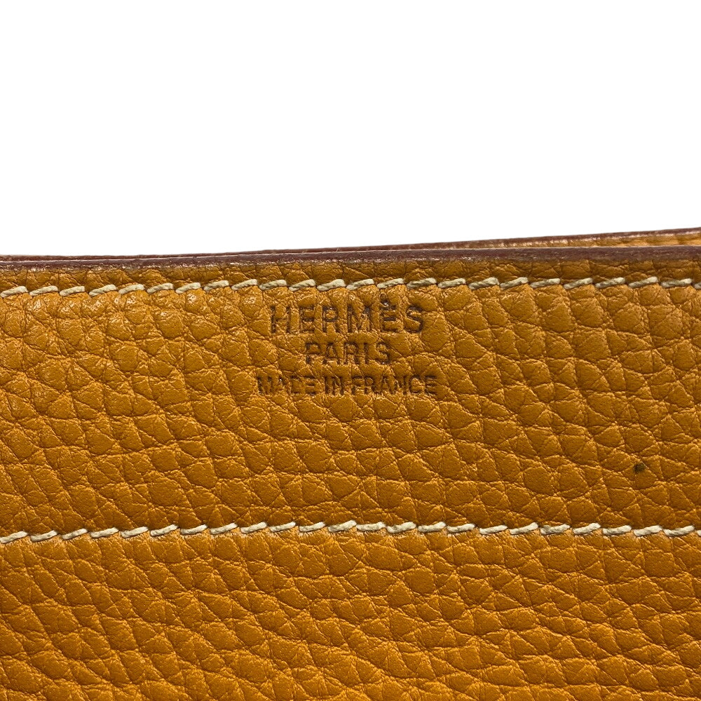 HERMES Business bag Fjord natural Sac Adepeche 38 mens Used Authentic