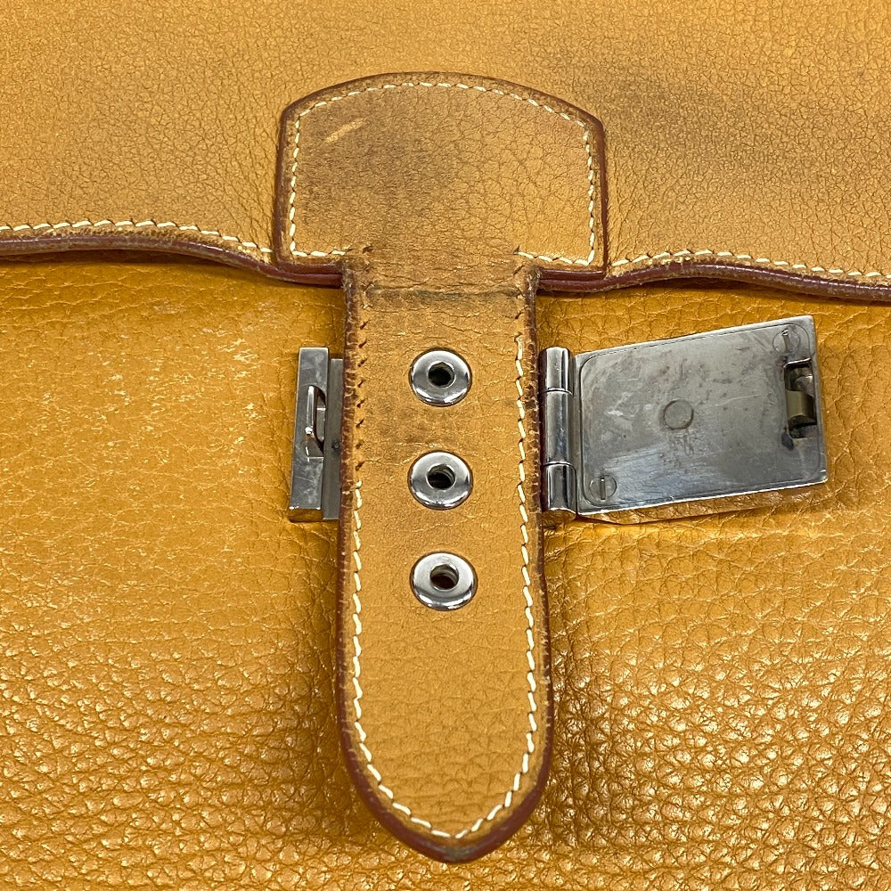 HERMES Business bag Fjord natural Sac Adepeche 38 mens Used Authentic