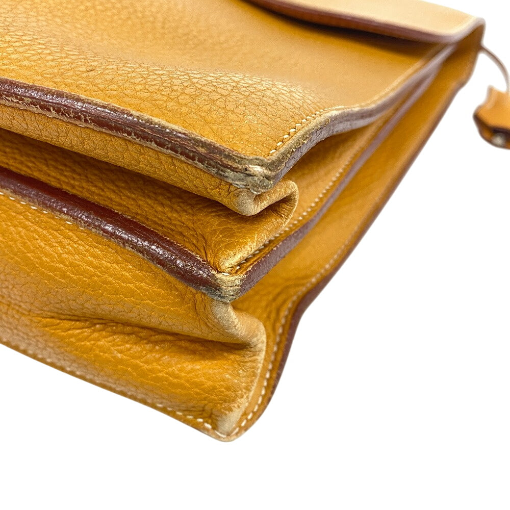 HERMES Business bag Fjord natural Sac Adepeche 38 mens Used Authentic