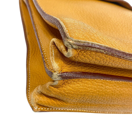 HERMES Business bag Fjord natural Sac Adepeche 38 mens Used Authentic