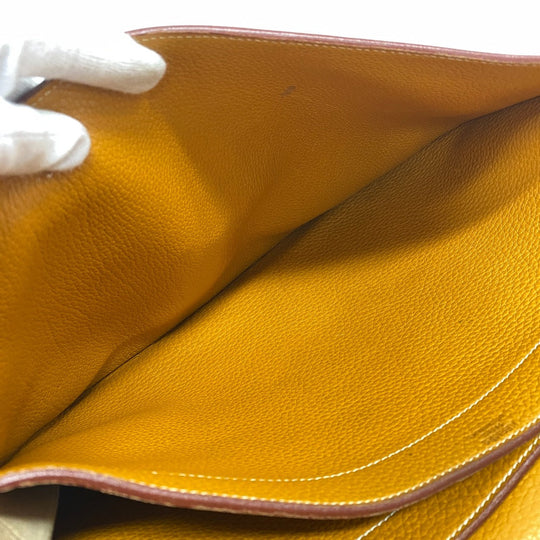HERMES Business bag Fjord natural Sac Adepeche 38 mens Used Authentic