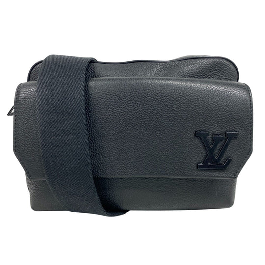 LOUIS VUITTON Sling bag M22482 leather Noir Aerogram fastline messenger mens(Unisex) Used Authentic