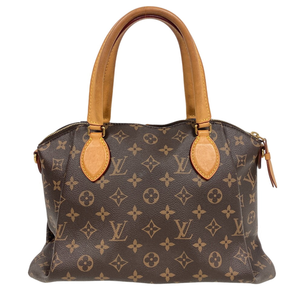LOUIS VUITTON Handbag M44546 leather Brown Monogram Rivory MM Women Used Authentic