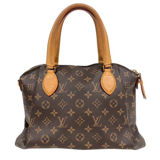 LOUIS VUITTON Handbag M44546 leather Brown Monogram Rivory MM Women Used Authentic