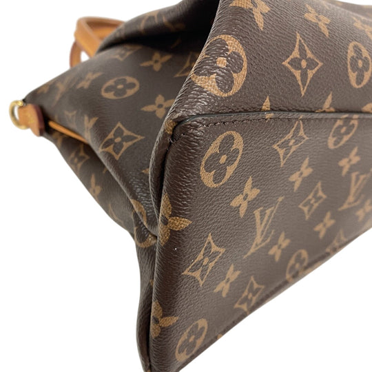 LOUIS VUITTON Handbag M44546 leather Brown Monogram Rivory MM Women Used Authentic