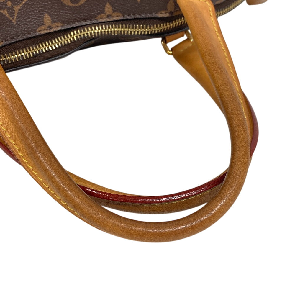 LOUIS VUITTON Handbag M44546 leather Brown Monogram Rivory MM Women Used Authentic