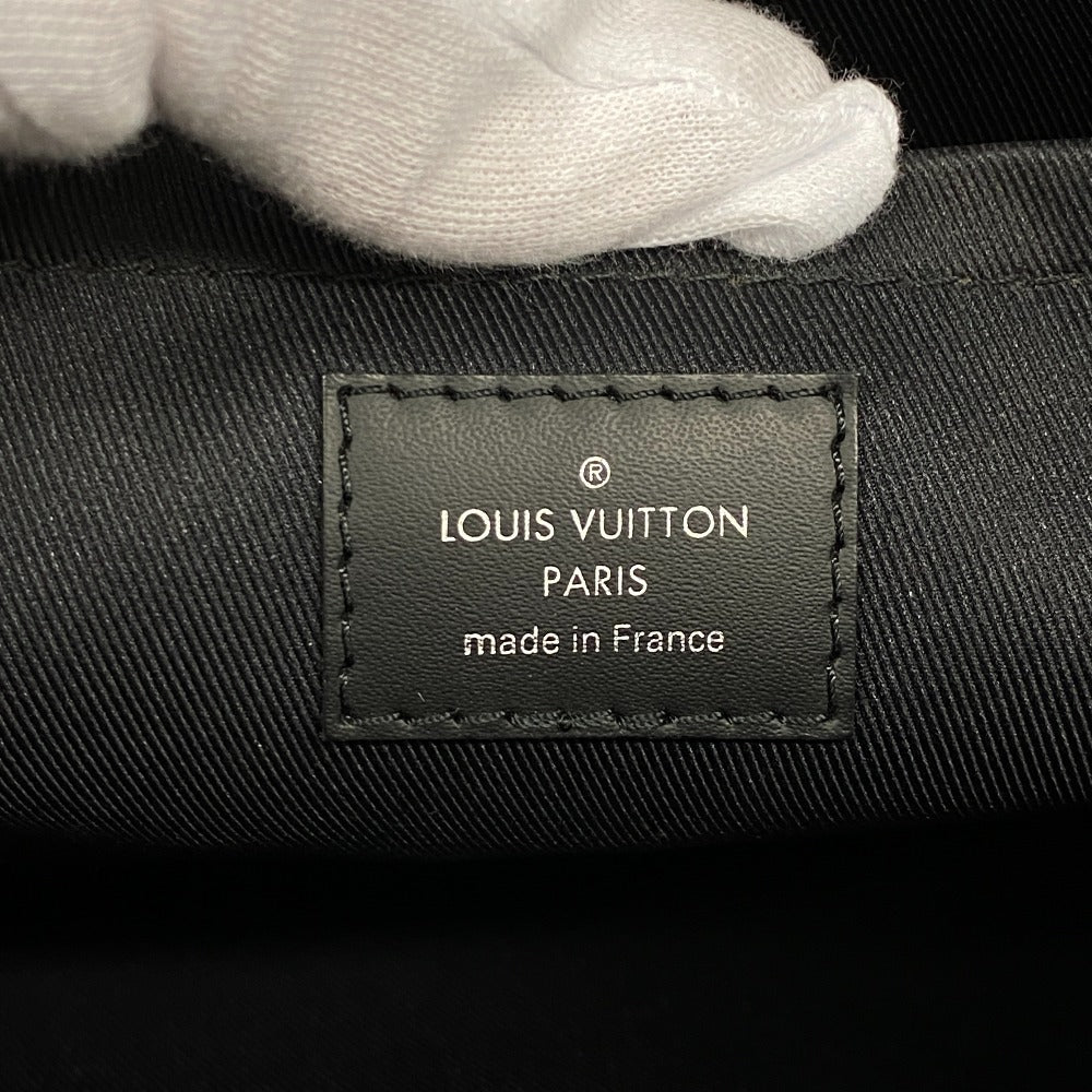 LOUIS VUITTON Pochette M62291 leather black Monogram Eclipse Discovery mens(Unisex) Used Authentic