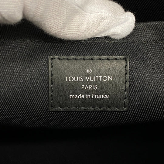 LOUIS VUITTON Pochette M62291 leather black Monogram Eclipse Discovery mens(Unisex) Used Authentic