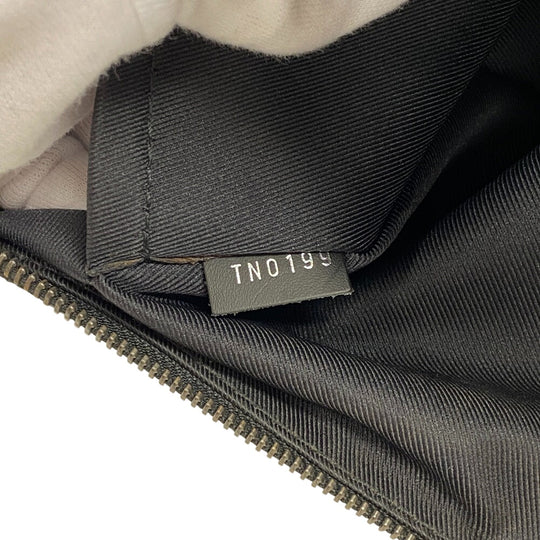 LOUIS VUITTON Pochette M62291 leather black Monogram Eclipse Discovery mens(Unisex) Used Authentic