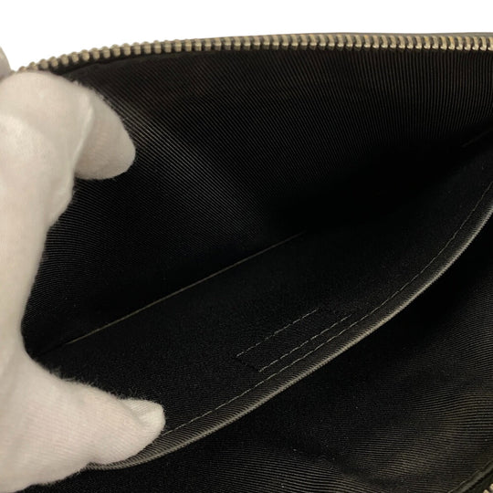 LOUIS VUITTON Pochette M62291 leather black Monogram Eclipse Discovery mens(Unisex) Used Authentic