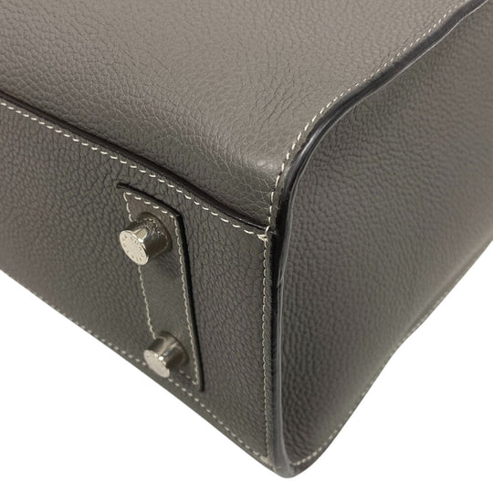 BONAVENTURA Handbag Leather, Epi Leather gray Nicolas Women Used Authentic