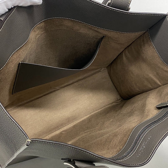 BONAVENTURA Handbag Leather, Epi Leather gray Nicolas Women Used Authentic