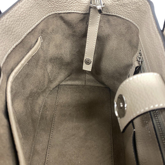 BONAVENTURA Handbag leather beige 2WAY Shoulder Bag Mia Women Used Authentic