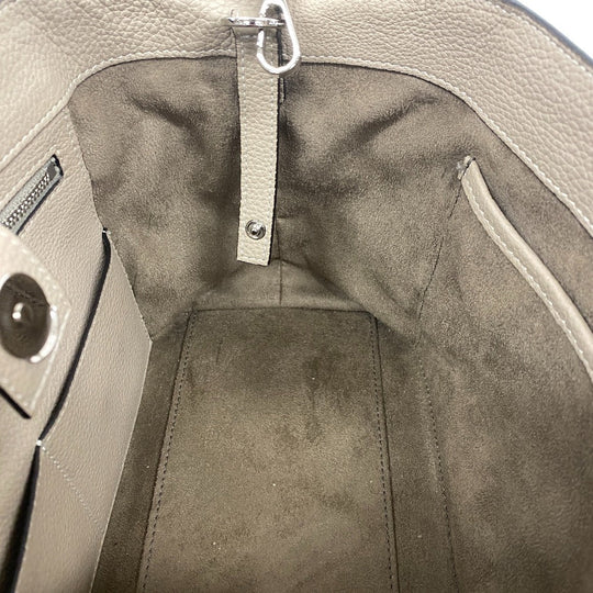 BONAVENTURA Handbag leather beige 2WAY Shoulder Bag Mia Women Used Authentic