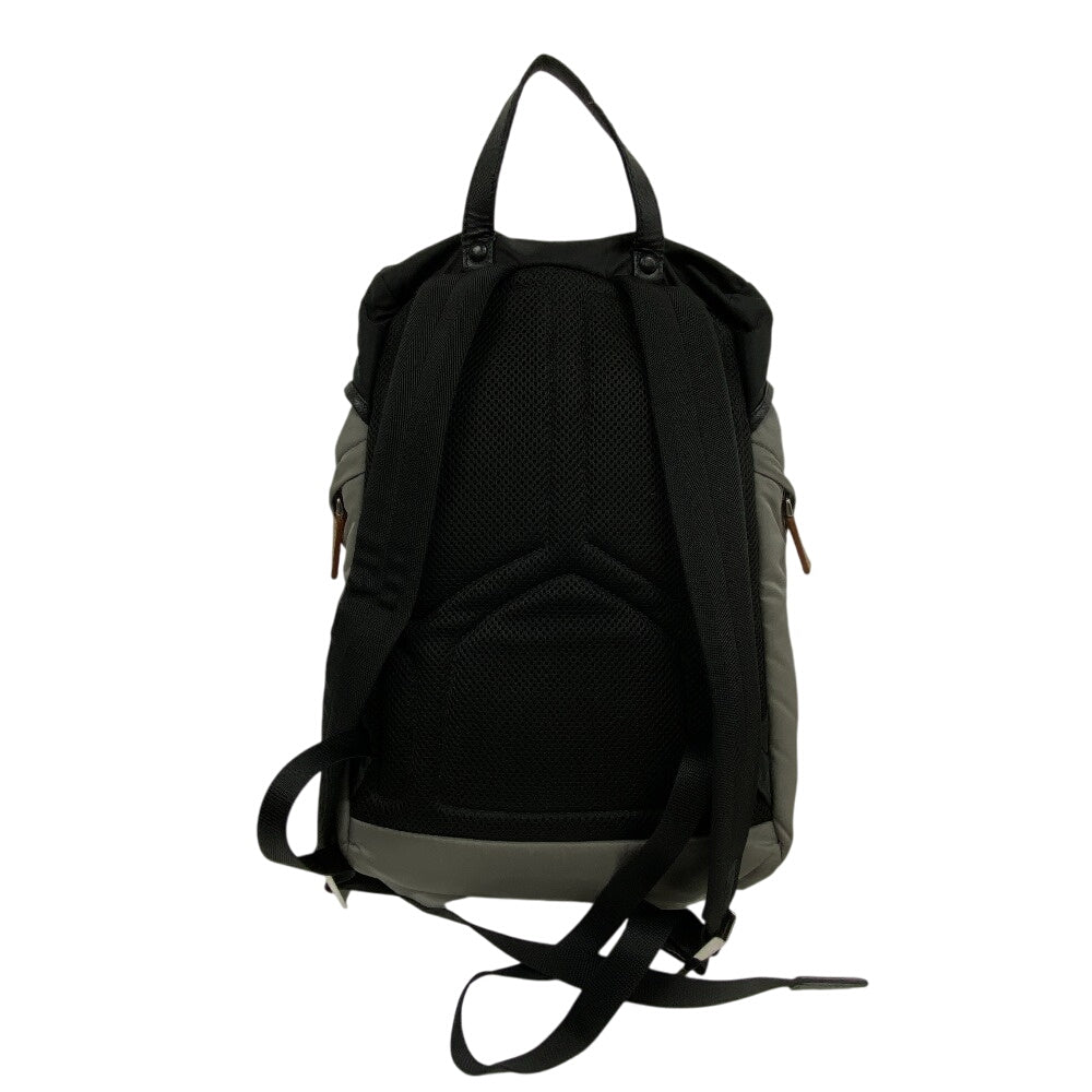 PRADA Backpack 1BZ039 Nylon, Leather gray Test Women(Unisex) Used Authentic