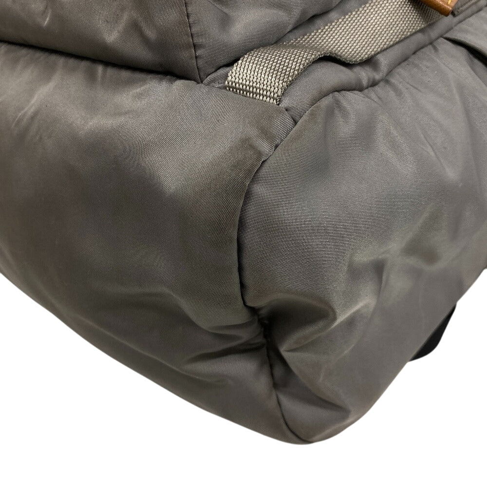 PRADA Backpack 1BZ039 Nylon, Leather gray Test Women(Unisex) Used Authentic