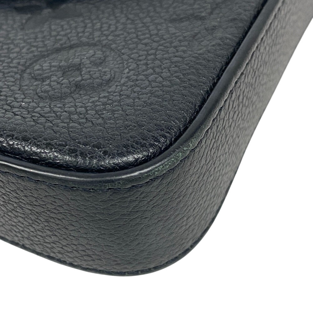 LOUIS VUITTON Pochette M82477 leather Noir Monogram Ann Platt Pochette Felice Women Used Authentic