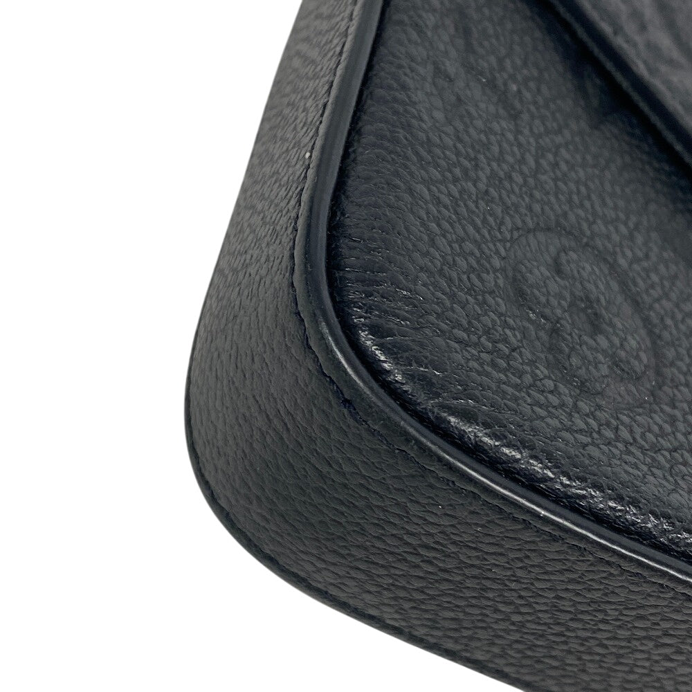 LOUIS VUITTON Pochette M82477 leather Noir Monogram Ann Platt Pochette Felice Women Used Authentic