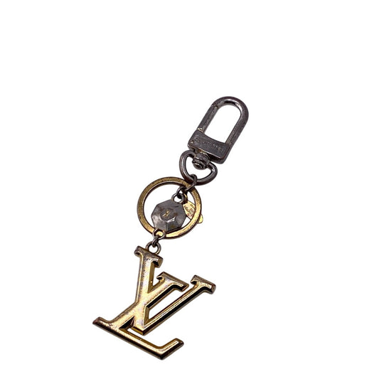 LOUIS VUITTON charm M65216 metal gold LV Facet unisex(Unisex) Used Authentic