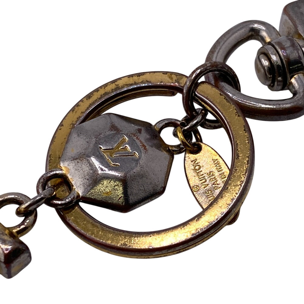 LOUIS VUITTON charm M65216 metal gold LV Facet unisex(Unisex) Used Authentic