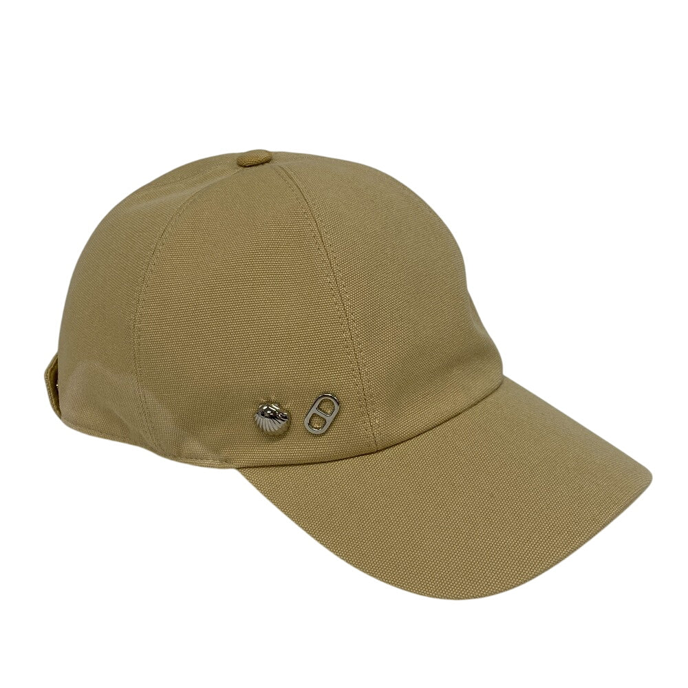 HERMES cap cotton beige Serena Seashell unisex(Unisex) 58 Used Authentic