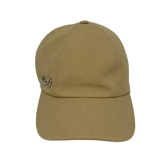 HERMES cap cotton beige Serena Seashell unisex(Unisex) 58 Used Authentic