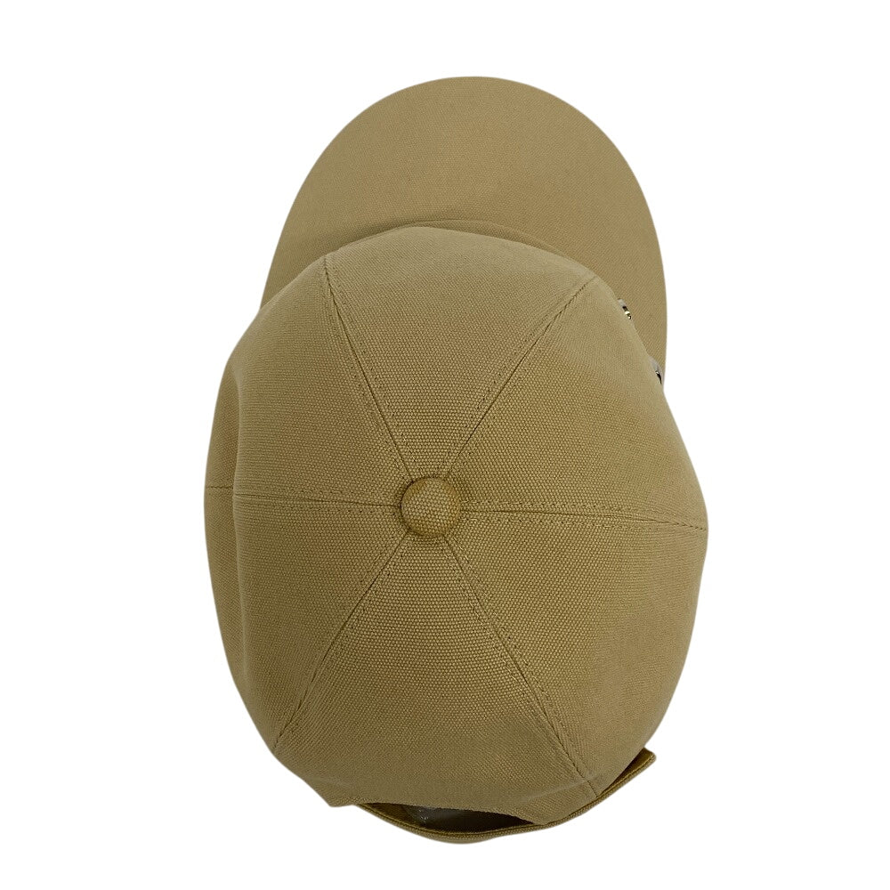 HERMES cap cotton beige Serena Seashell unisex(Unisex) 58 Used Authentic