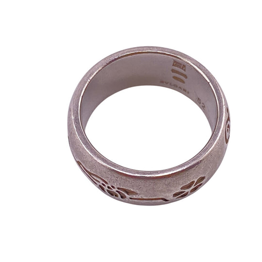 BVLGARI Ring Silver925 Silver Save the Children Charity Ring mens 52 Used Authentic