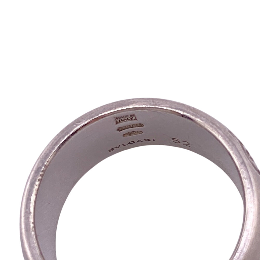BVLGARI Ring Silver925 Silver Save the Children Charity Ring mens 52 Used Authentic