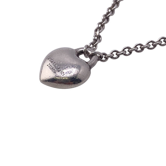 TIFFANY&Co. bracelet Silver925 Silver Full heart Return to TIFFANY & Co. Women Used Authentic