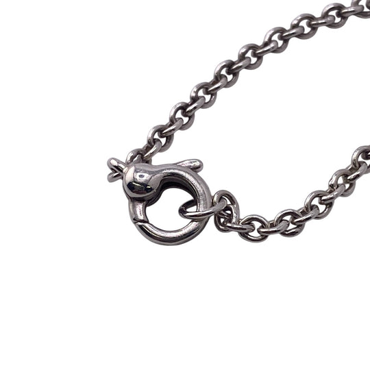 TIFFANY&Co. bracelet Silver925 Silver Full heart Return to TIFFANY & Co. Women Used Authentic