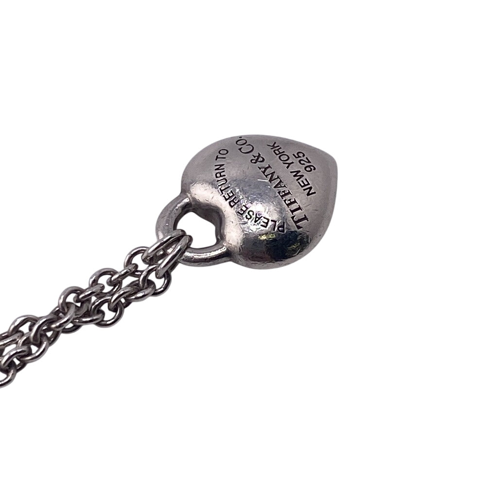 TIFFANY&Co. bracelet Silver925 Silver Full heart Return to TIFFANY & Co. Women Used Authentic