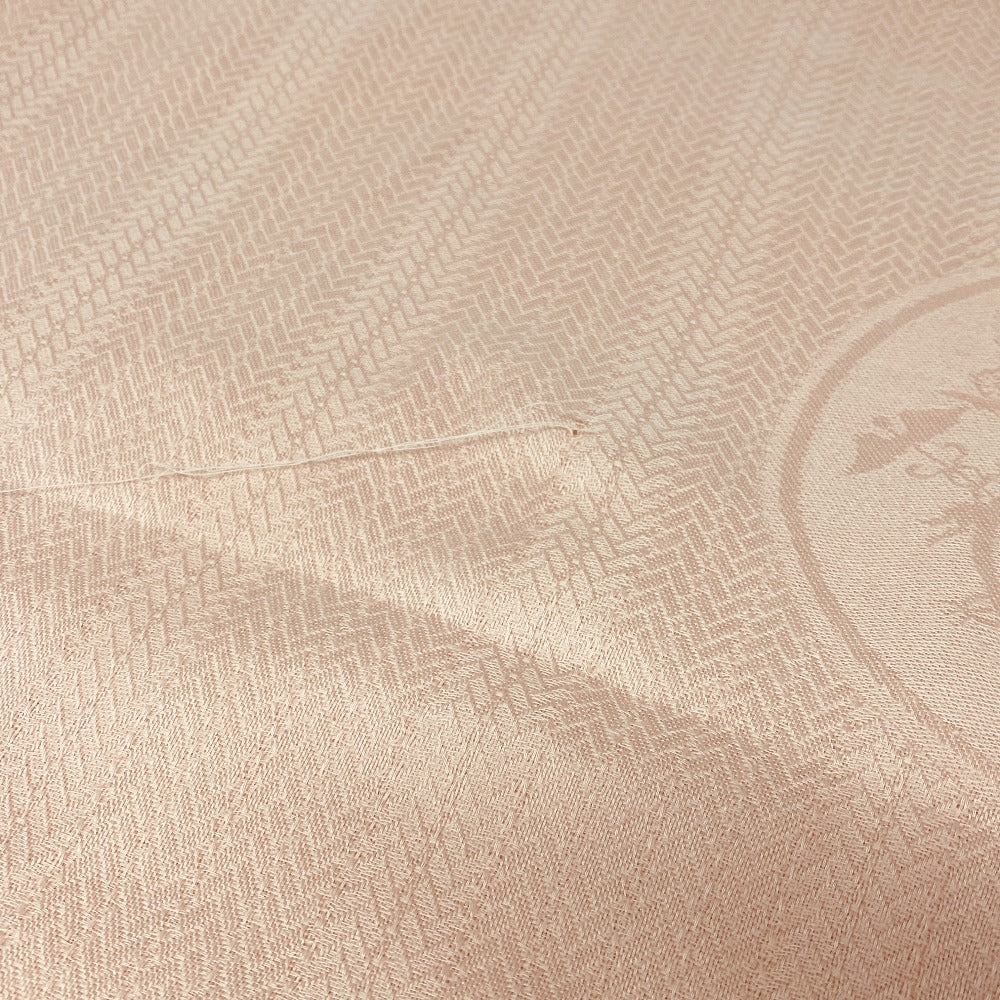 HERMES Stall Cashmere, Silk pink Bookplate New Libris Women Used Authentic